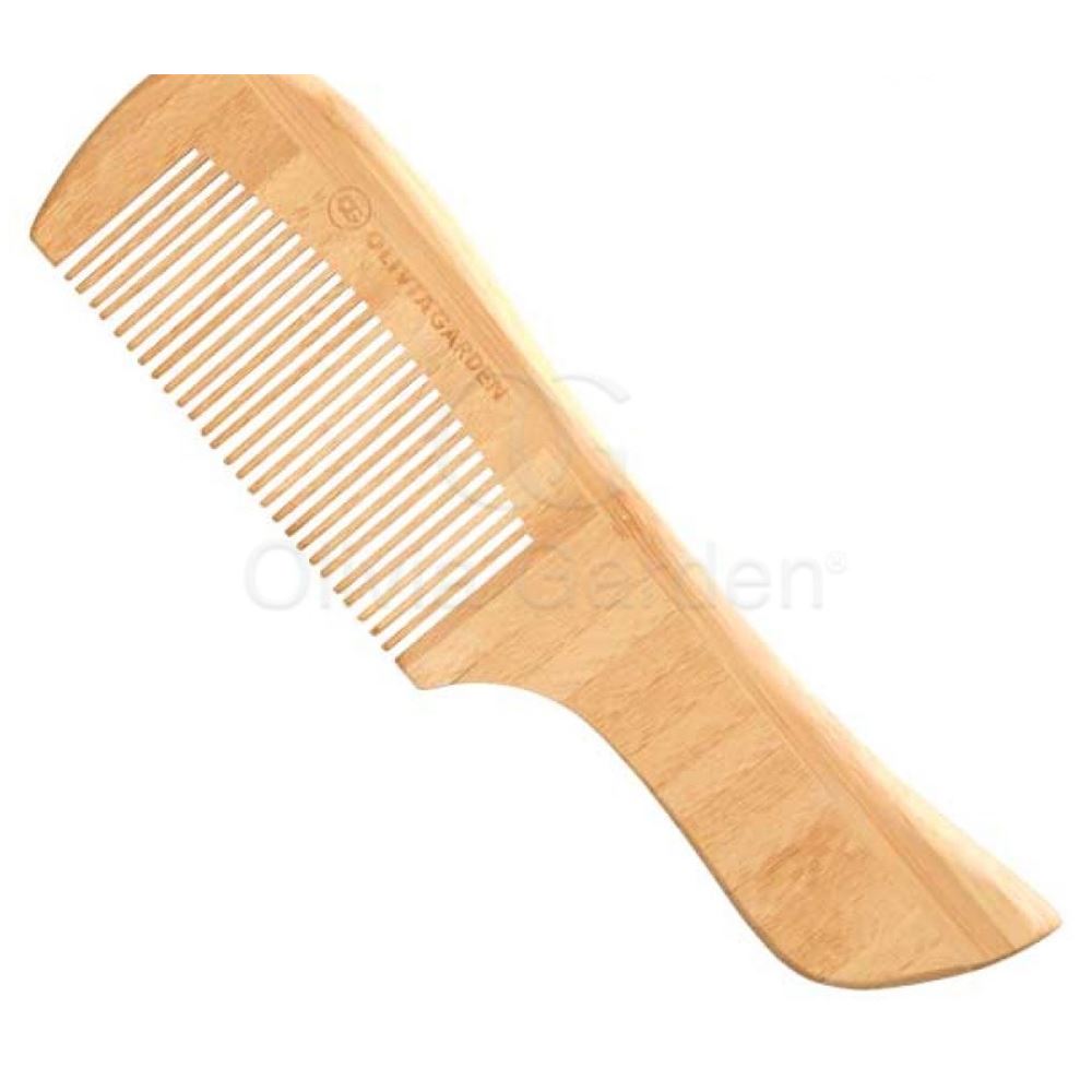 Olivia Garden Щетки и расчески для волос ID1051 Расческа бамбуковая Bamboo Touch С2 Расческа бамбуковая Bamboo Touch Comb 2 с ручкой частозубая
