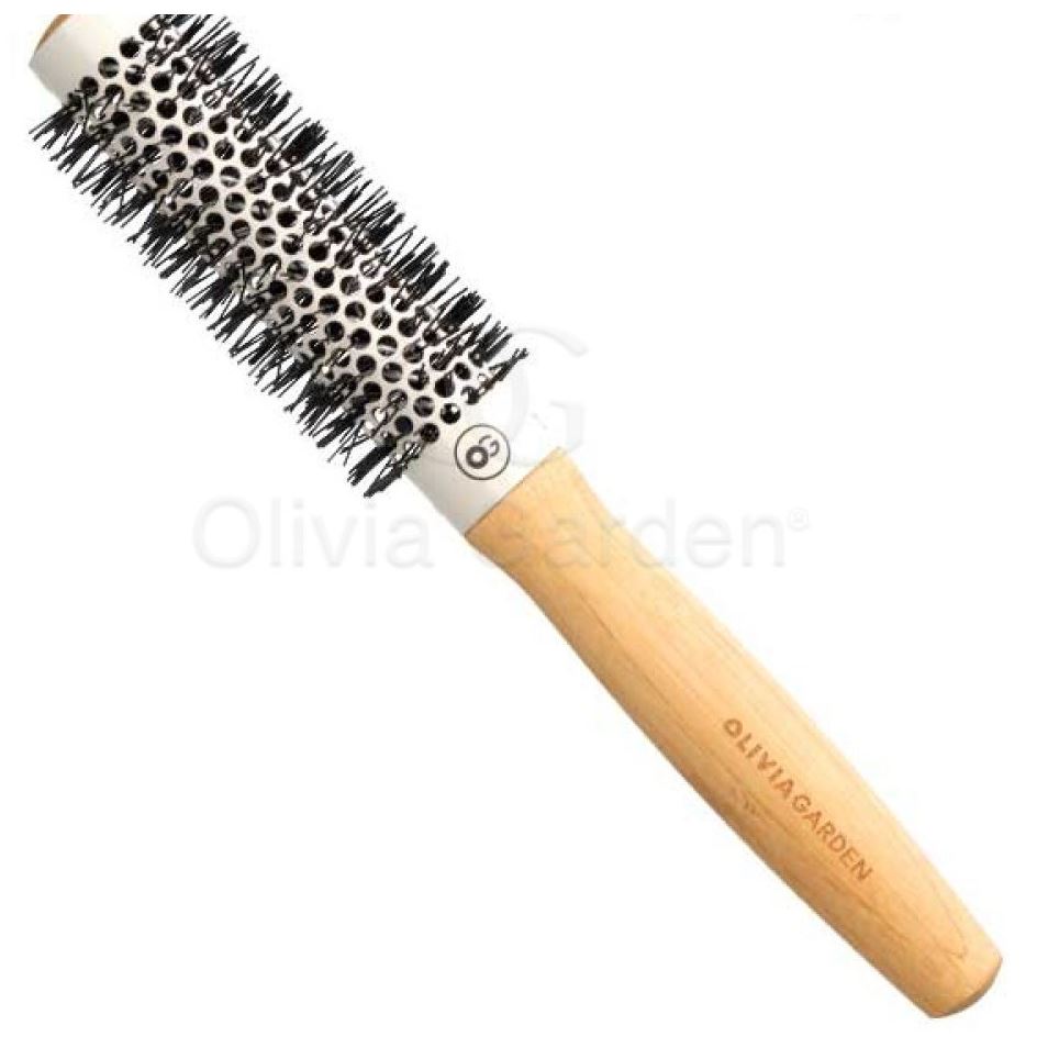 Olivia Garden Брашинги для волос ID1014 Термобрашинг керамический + ион бамбуковый Bamboo Touch 23мм Термобрашинг керамический + ион бамбуковый Bamboo Touch 23мм