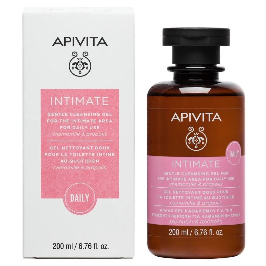 Apivita Intimate Intimate Gentle Cleansing Gel Гель для интимной гигиены Ромашка и Прополис