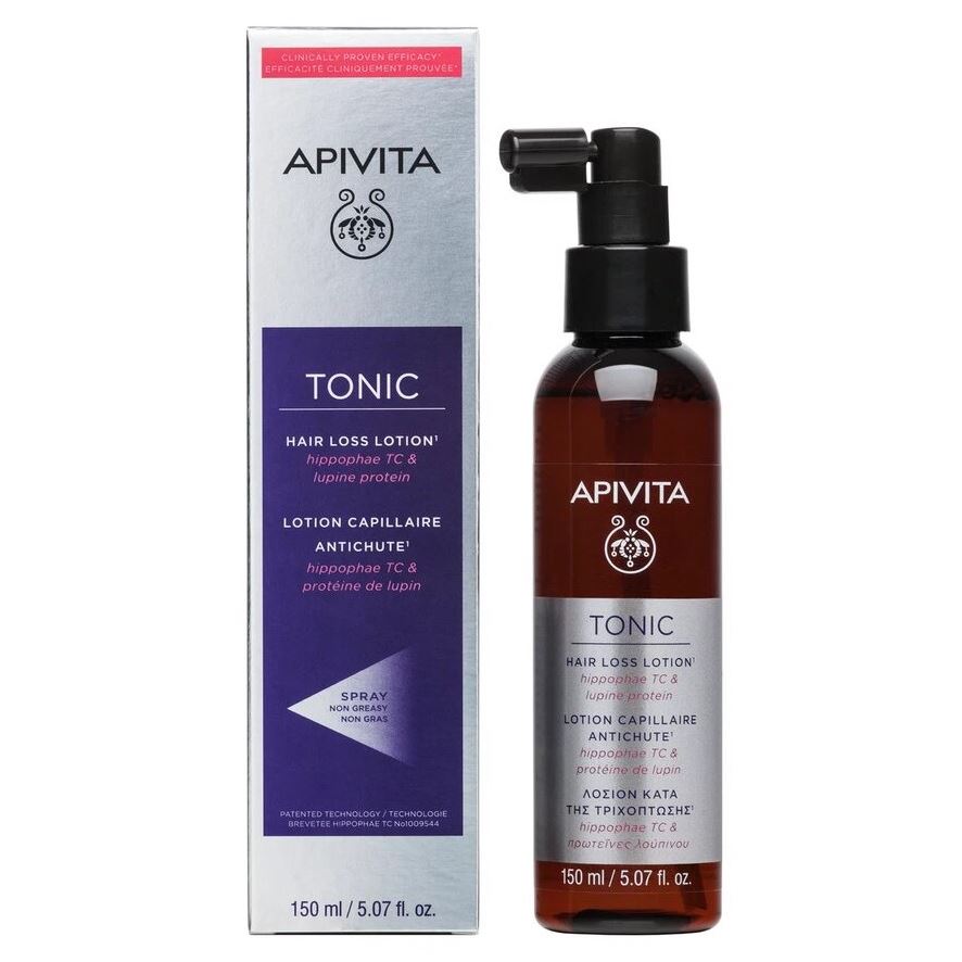 Apivita Hair Care Tonic Hair Loss Lotion Hippophae TC & Lupine Protein Лосьон против выпадения волос с Гиппофеем и Протеином Люпина 