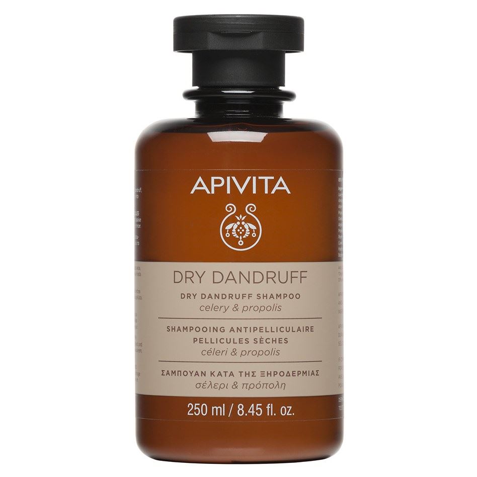 Apivita Hair Care Dry Dandruff Shampoo Celery & Propolis Шампунь против перхоти для сухих волос с сельдереем и прополисом