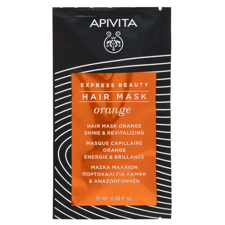 Apivita Hair Care Express Beauty Hair Mask Orange Shine & Revitalizing  Экспресс Маска для волос Блеск и Жизненная сила с Апельсином