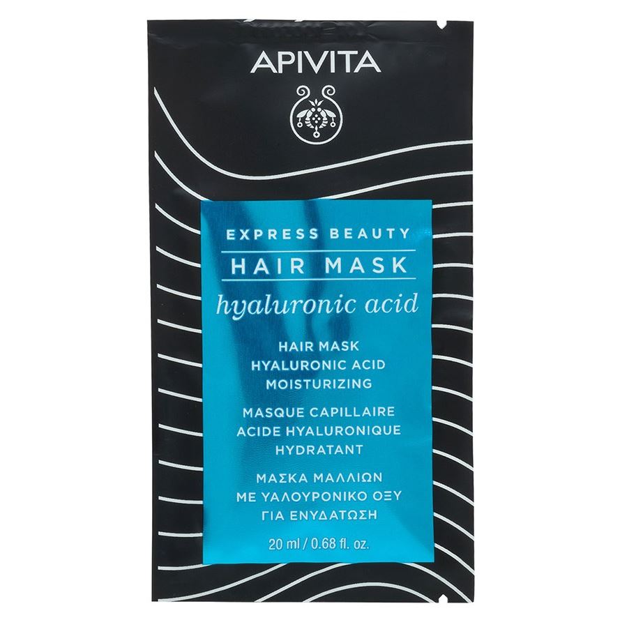 Apivita Hair Care Express Beauty Hair Mask Hialuronic Acid Moisturizing Экспресс Маска для волос увлажняющая с Гиалуроновой кислотой