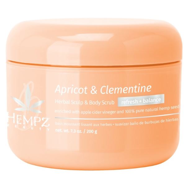 Hempz Body Care Apricot & Clementine Herbal Scalp & Body Scrub Скраб для кожи головы и тела АБРИКОС И КЛЕМЕНТИН
