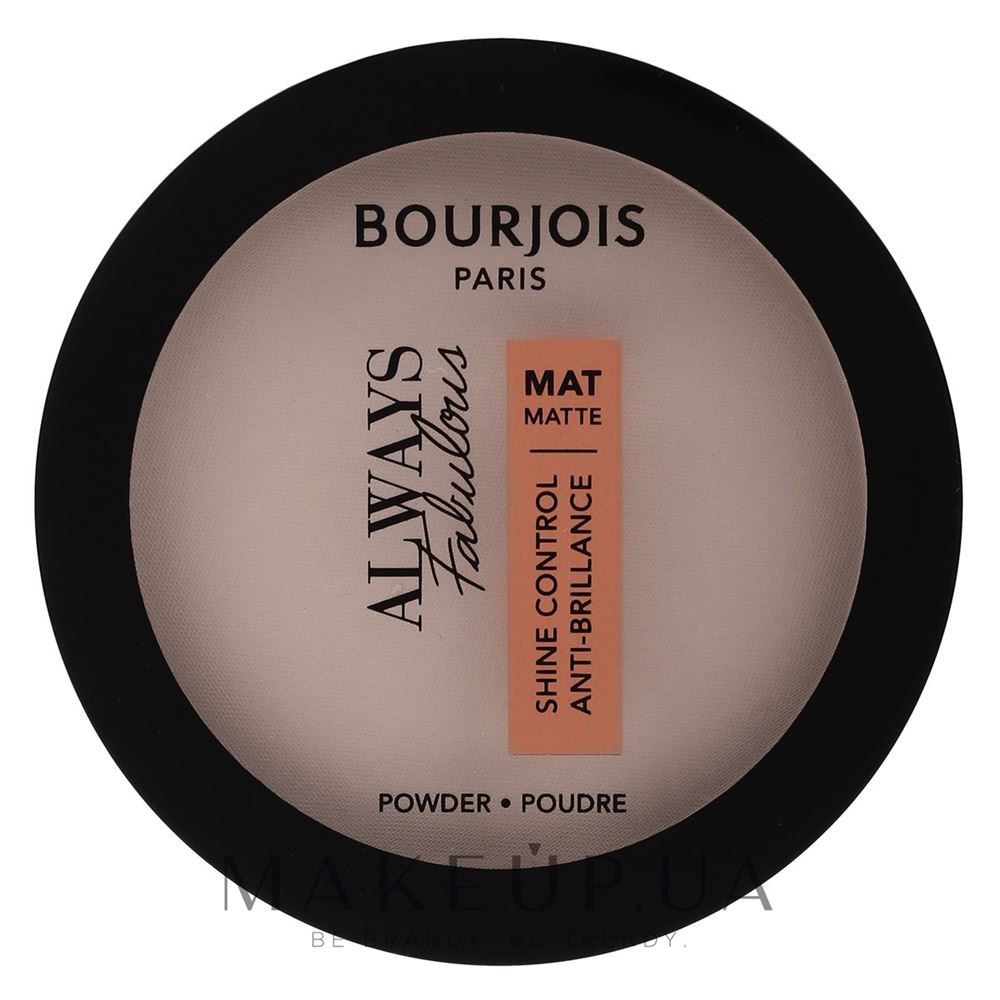 Bourjois Make Up Always Fabulous Shine Control Powder  Матирующая пудра