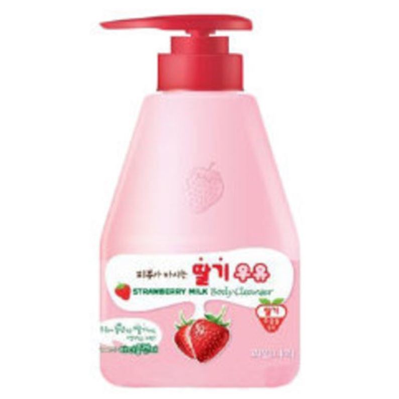 Welcos Skin Care Kwailnara Strawberry Milk Body Cleanser  Гель для тела клубничный 