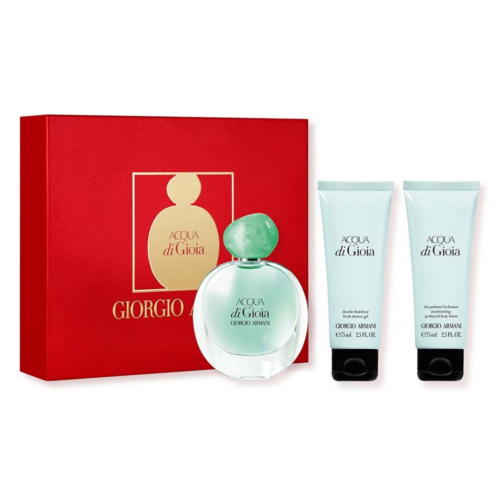Giorgio Armani Fragrance Acqua di Gioia Set Набор: парфюмированная вода, гель для душа, молочко для тела