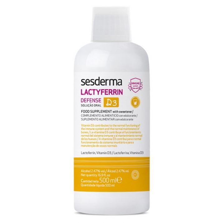 Sesderma Additive Lactyferrin Defense D3 Foot Supplement With Sweetener БАД питьевой Лактоферрин Дефенс с витамином D3