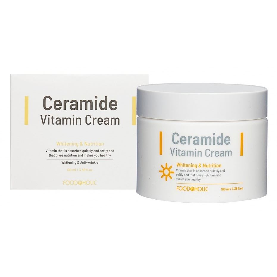 FoodaHolic Face Care Ceramide Vitamin Cream Антивозрастной функциональный крем для лица с керамида