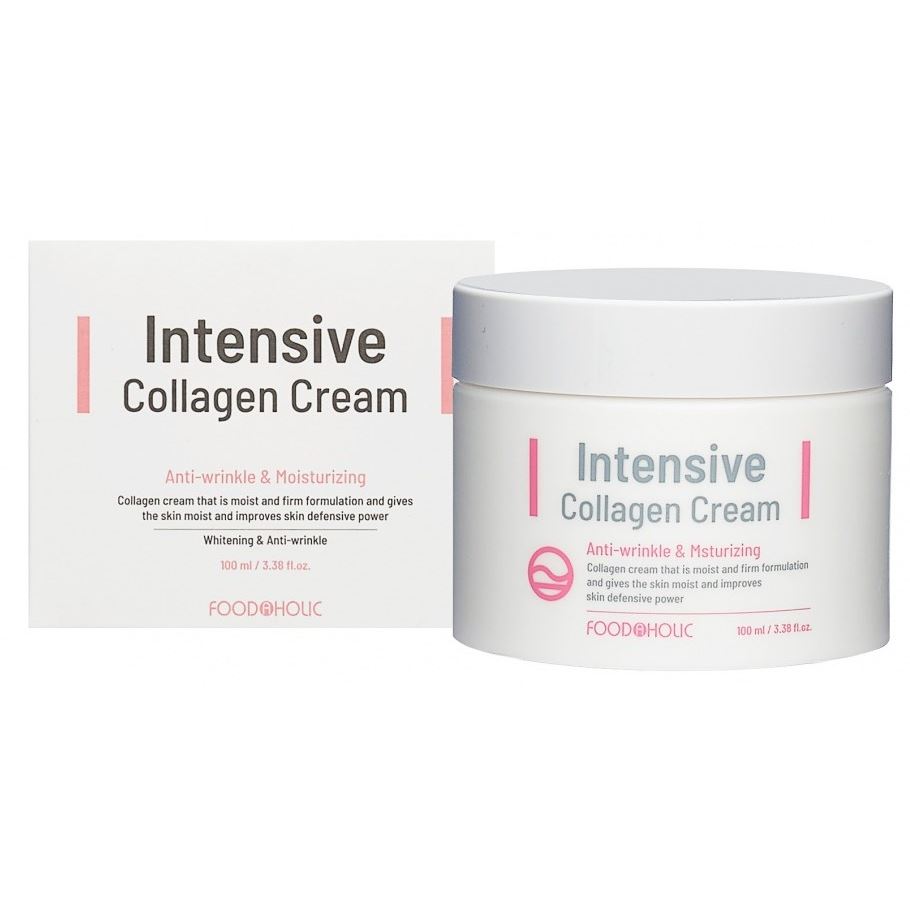 FoodaHolic Face Care Intensive Collagen Cream Антивозрастной функциональный крем для лица с коллагеном