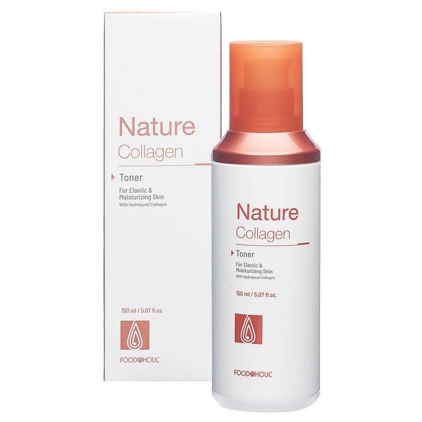 FoodaHolic Face Care Natural Collagen Toner Антивозрастной тонер для лица с коллагеном