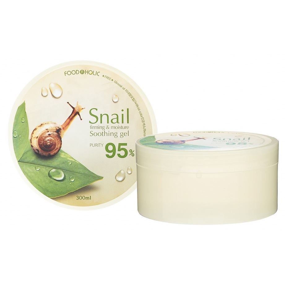 FoodaHolic Face Care Snail Firming & Moisture Soothing Gel 95% Увлажняющий гель с муцином улитки