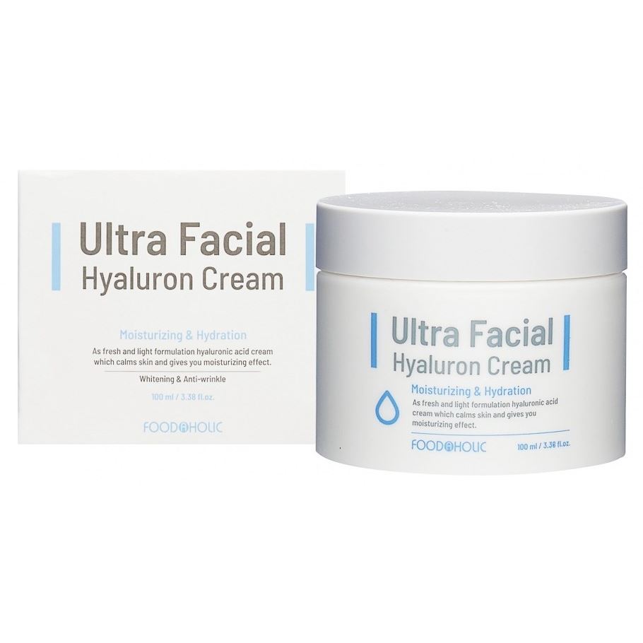 FoodaHolic Face Care Ultra Facial Hyaluron Cream  Антивозрастной функциональный крем для лица с гиалуроновой кислотой
