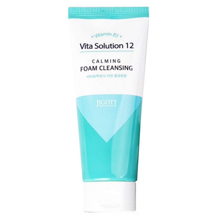 Jigott Cleansing Vita Solution 12 Calming Foam Cleansing Пенка для умывания с успокаивающим эффектом