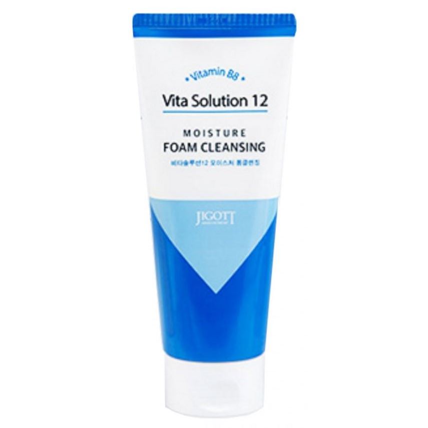 Jigott Cleansing Vita Solution 12 Moisture Foam Cleansing  Пенка для умывания увлажняющая.