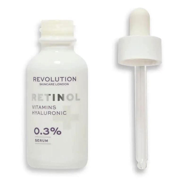 Revolution Skincare Skin Care Retinol Vitamins Hyaluronic 0.3% Serum Сыворотка с ретинолом от морщин 