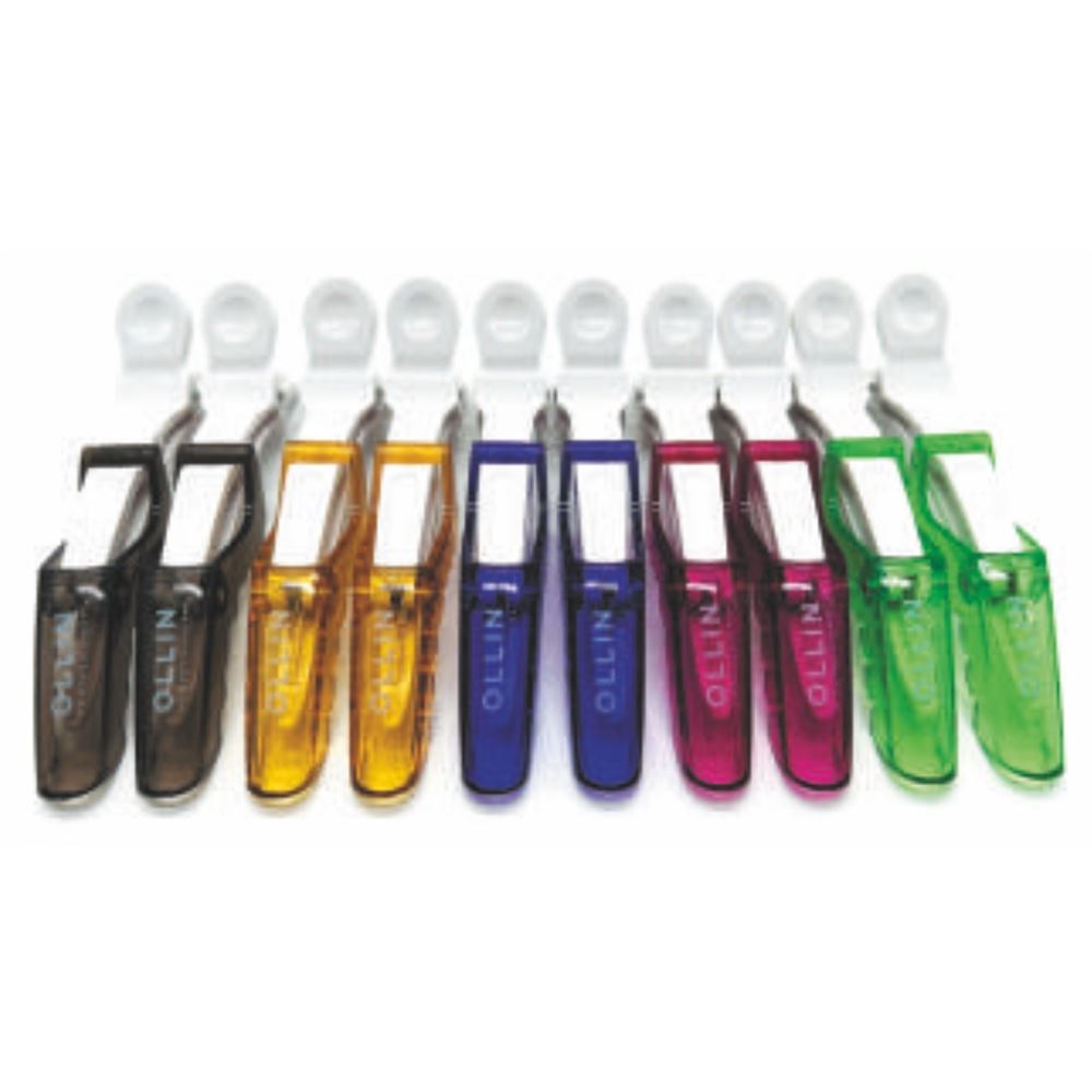 Ollin Professional Accessories Зажимы усиленные, пластик 11,5 см (10 шт) Зажимы усиленные, пластик 11,5см (10шт)