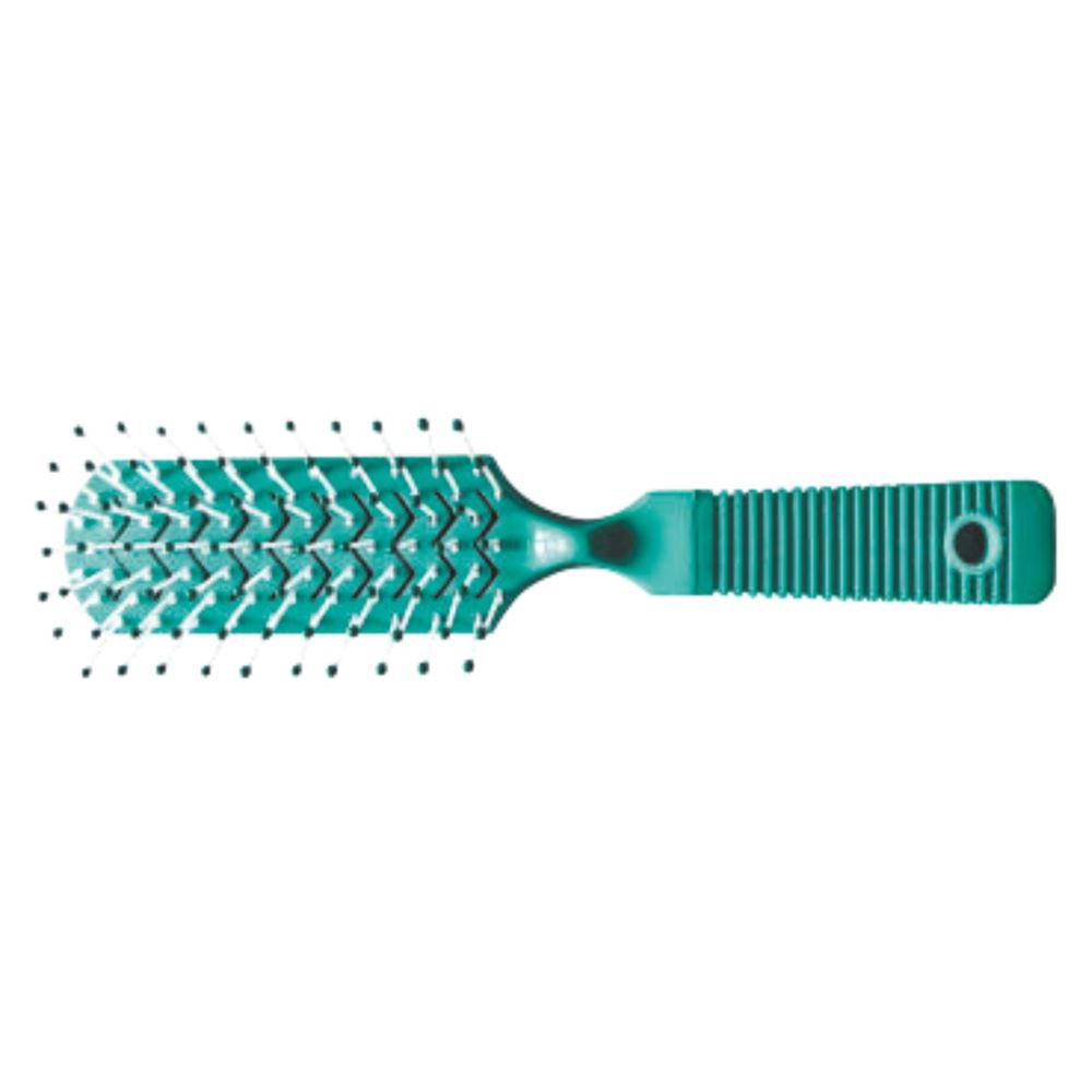 Ollin Professional Accessories Щётка для укладки продувная Breeze, большая, нейлоновые штифты Зеленая Щётка для укладки продувная Breeze, большая, нейлоновые штифты