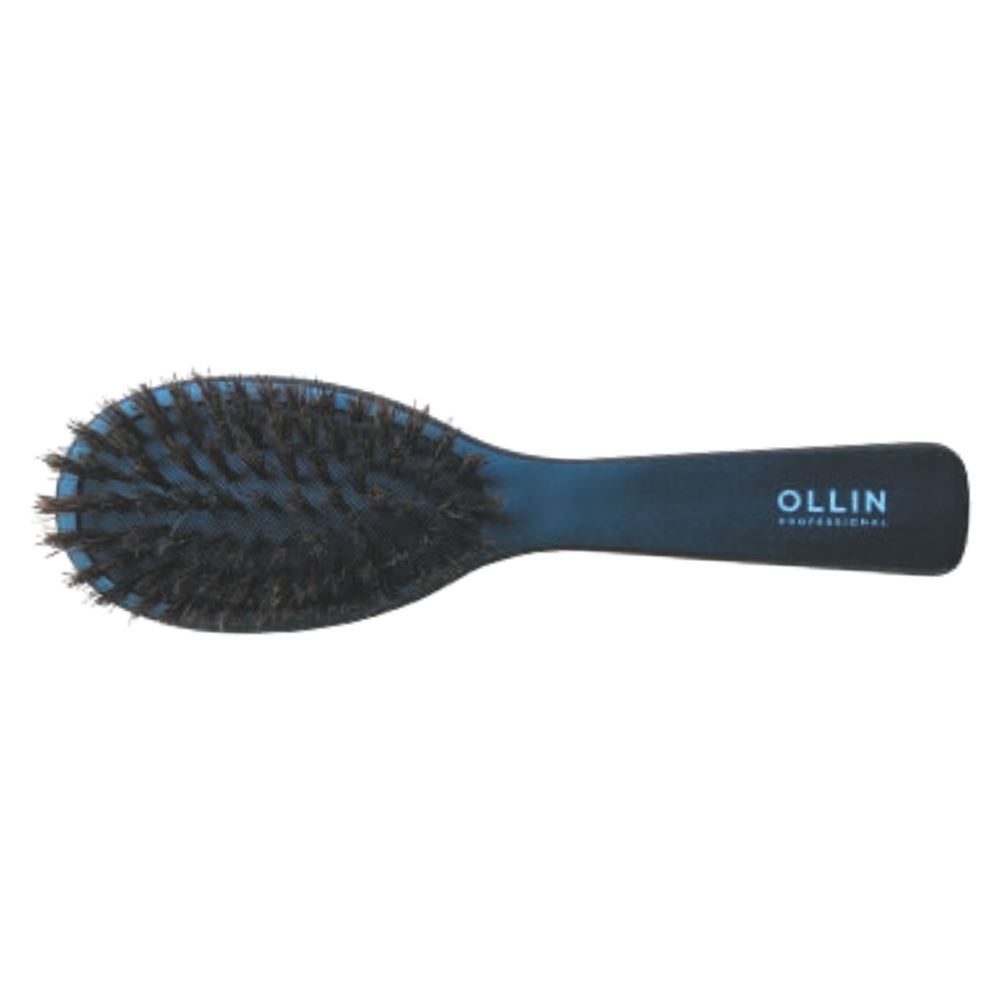 Ollin Professional Accessories Щётка массажная деревянная, овал, натуральная щетина кабана Щётка массажная деревянная, овал, натуральная щетина кабана