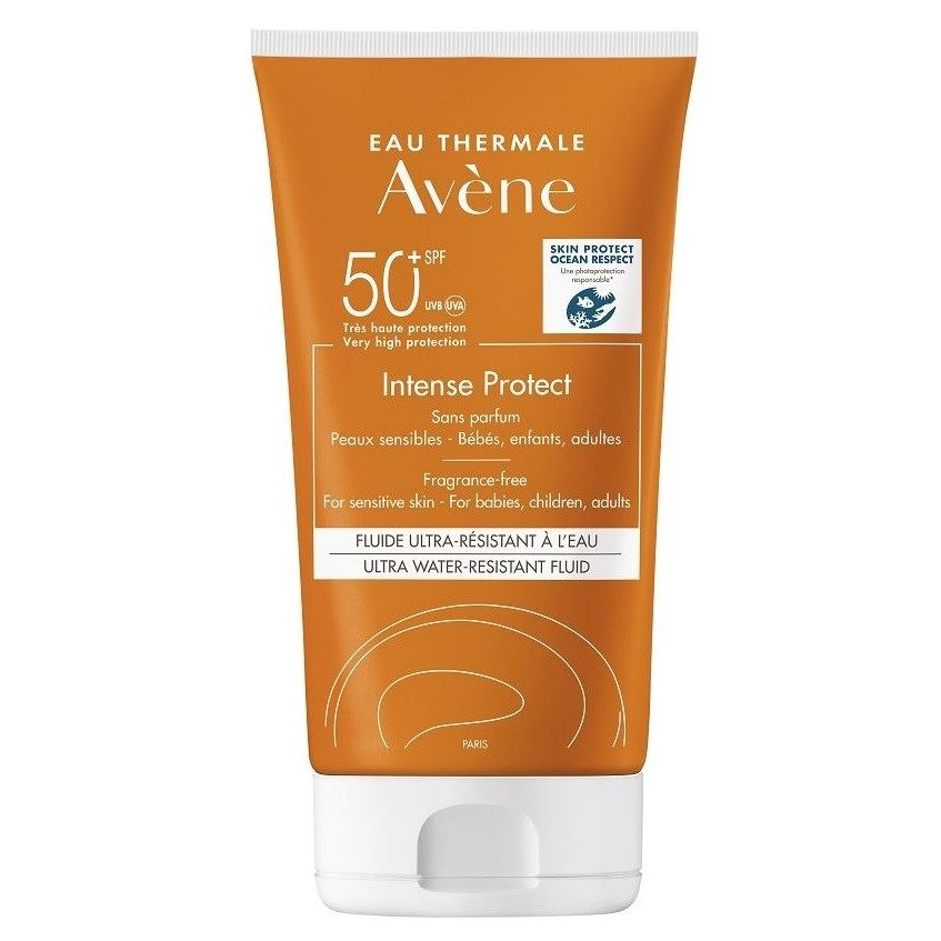 Avene Sun Care Intense Protect Водостойкий солнцезащитный флюид 50+ Водостойкий солнцезащитный ультра флюид