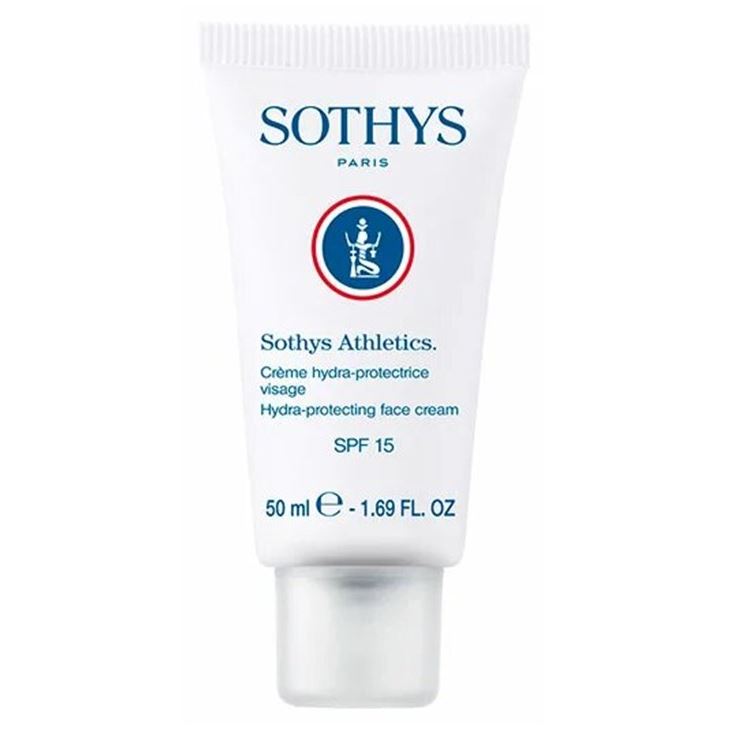 Sothys Sun Care Atletics Hydra-Protecting Face Creame SPF 15  Увлажняющий защитный крем с тоном 