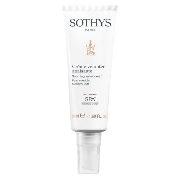 Sothys Regular Care Sensitive Skin with SPA™ Thermal Water Soothing Velvet Cream  Успокаивающий крем для чувствительной кожи (нормальная и сухая) 