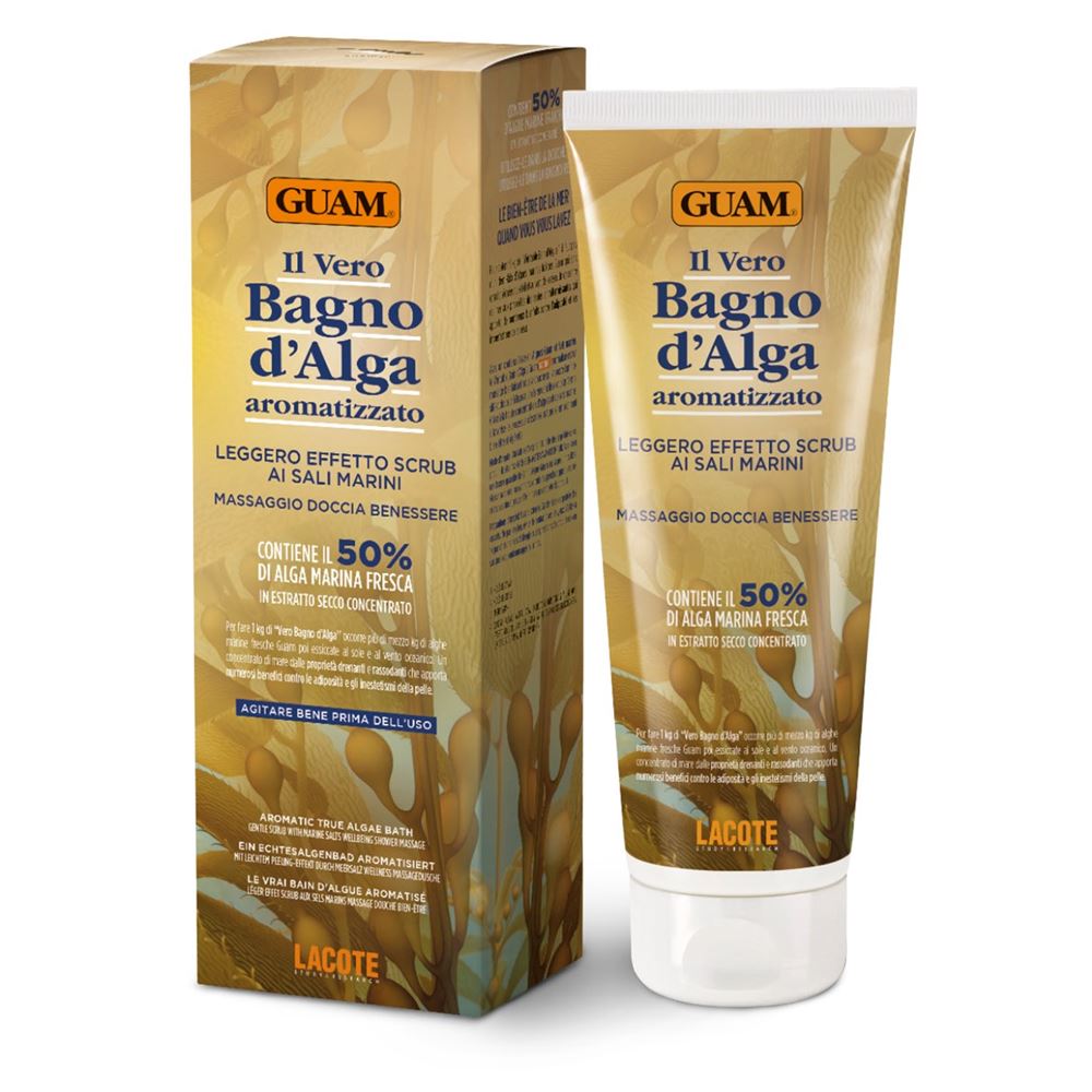 Guam BAGNO Крем-скраб из водорослей для массажа в душе  Крем-скраб из водорослей для массажа в душе 
