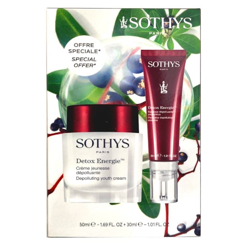 Sothys Cosmeceutique & Anti-Age Набор Detox Energie Box Набор: детокс-крем, эссенция