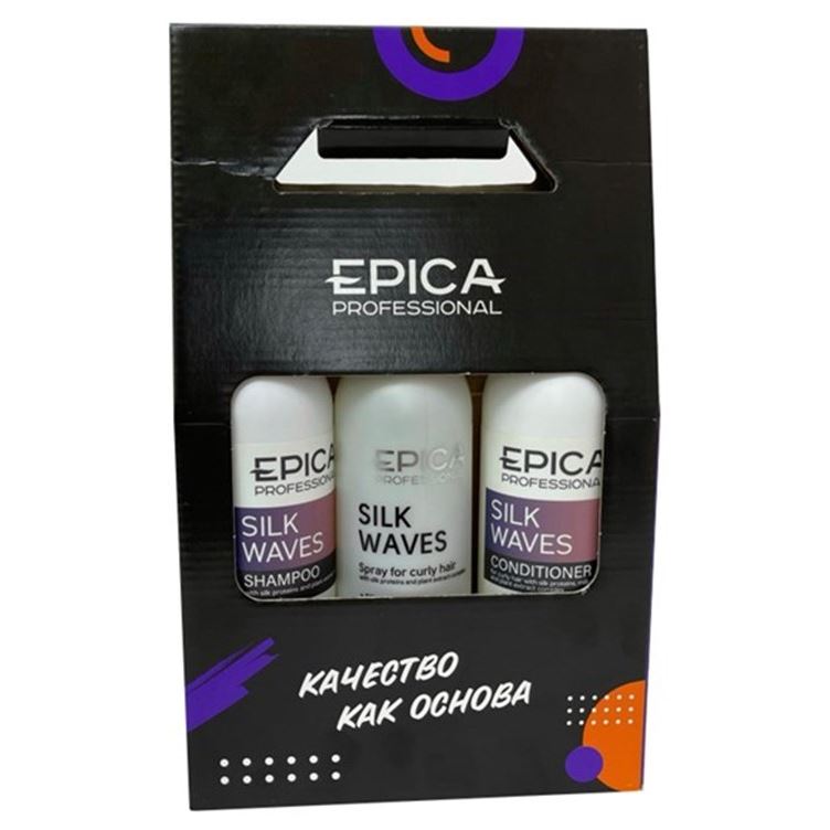 Epica Professional Daily Haircare Silk Waves Set  Набор: шампунь, кондиционер, спрей
