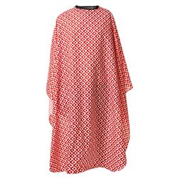 h10882B-03 Накидка парикмахерская 140х160см "Орнамент" красный