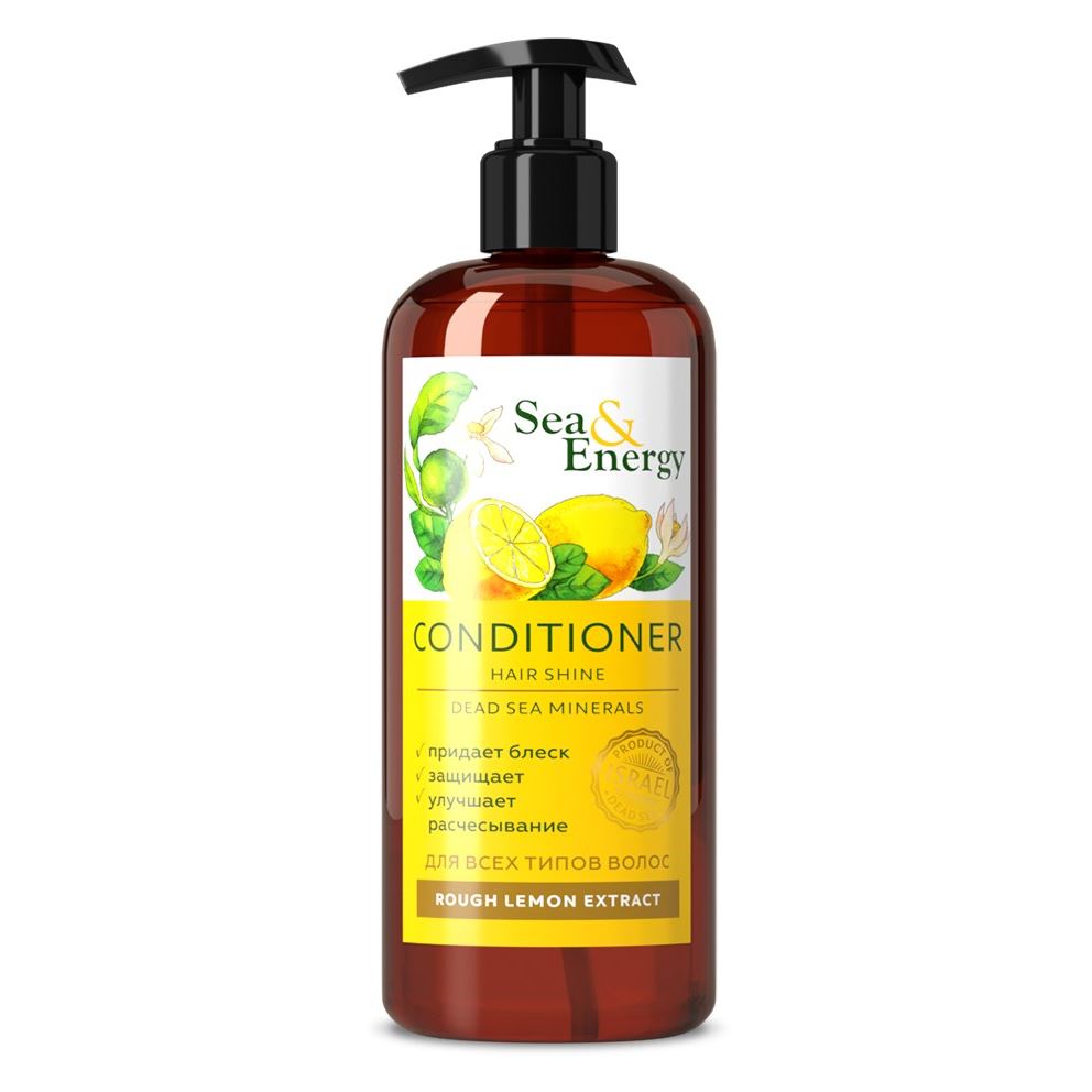 Sea & Energy Hair Care Conditioner Hair Shine Rough Lemon Extract Кондиционер для придания блеска волосам с экстрактом дикого лимона