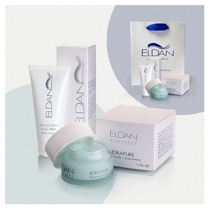 Eldan Проблемная кожа Set For Oily To Problem Skin Набор для жирной кожи: очищающий крем, маска