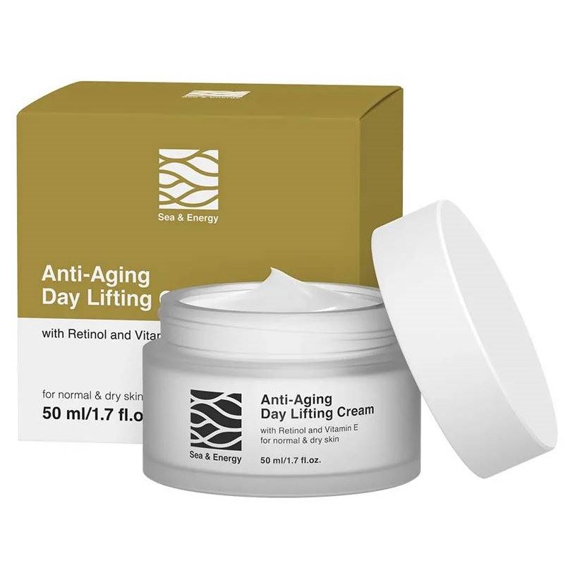 Sea & Energy Skin Care Anti-Aging Day Lifting Cream With Retinol And Vitamin E Антивозрастной дневной крем-лифтинг с
 ретинолом и витамином Е