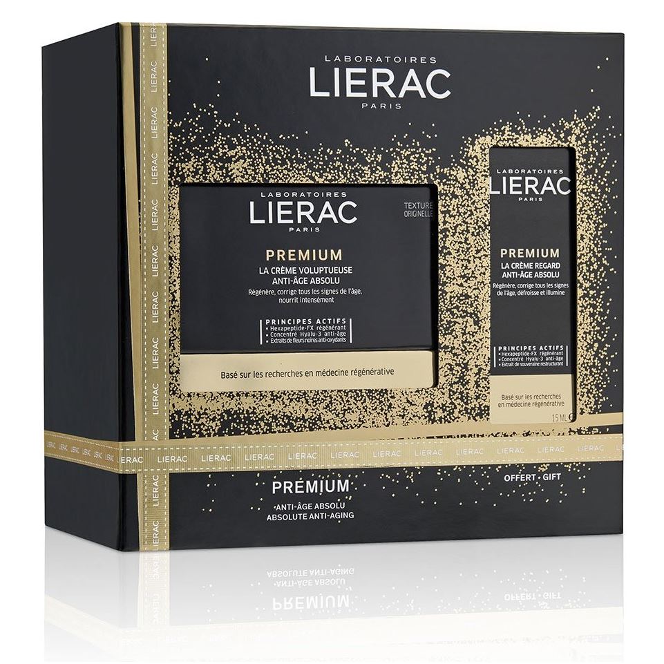 Lierac Premium Набор Premium Подарочный набор Премиум: антивозрастной крем для всех типов кожи, крем антивозрастной для контура глаз