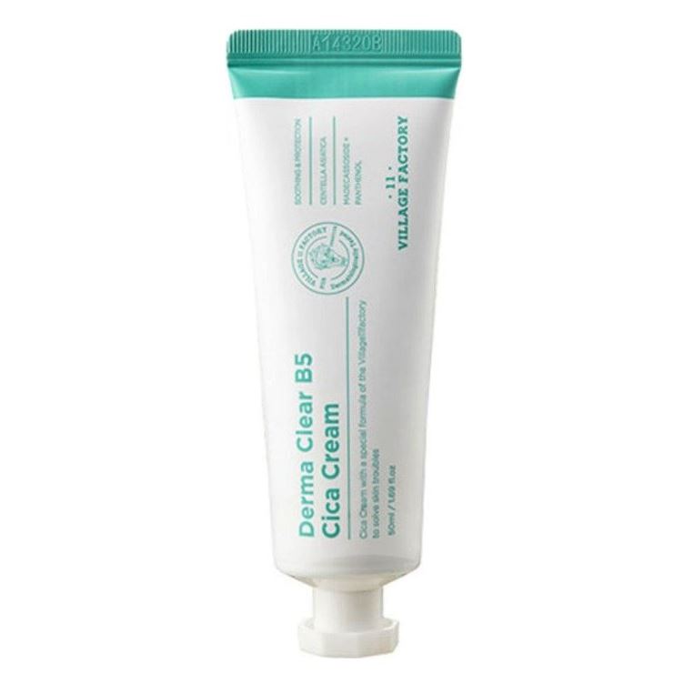 Village 11 Factory Skin Care Derma Clear B5 Cica Cream  Увлажняющий питательный крем-гель с центеллой