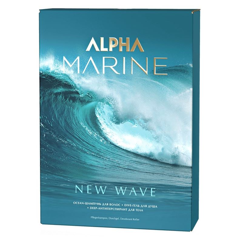 Estel Professional Alpha Homme Alpha Marine New Wave Набор Набор: шампунь, гель для душа, антиперспирант для тела