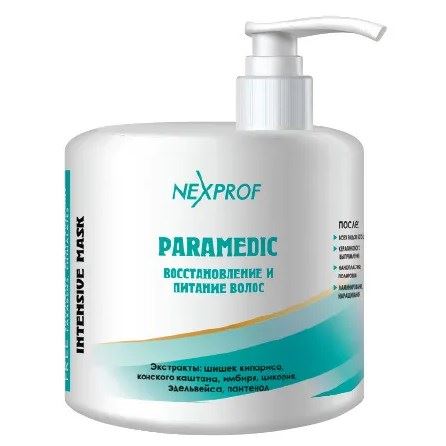 Nexprof (Nexxt Professional) Craft Highway Intensive Mask Paramedic Интенсивная маска Интенсивная маска:  PARAMEDIC:  восстановление и питание после модных процедур на волосах  (конский каштан)