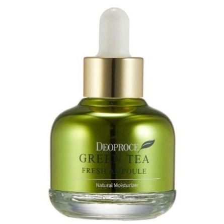 Deoproce Natural Skin Green Tea Fresh Ampoule  Сыворотка для лица с экстрактом зеленого чая