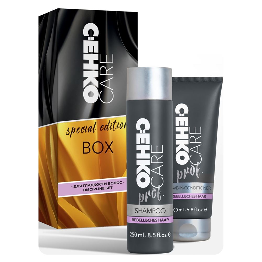 C:EHKO Prof.Cehko Care Discipline Set Подарочный набор Для гладкости волос: шампунь, кондиционер