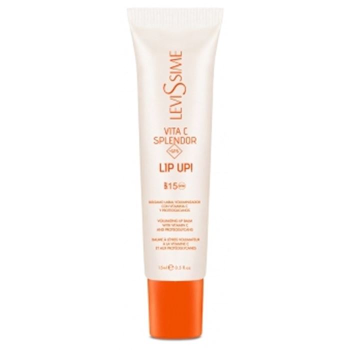 Levissime Alginate Mask Vita C Splendor + GPS Lip Up! SPF15 Бальзам для губ с эффектом увеличения объема и глубокого увлажнения с витамином С, протеогликанами
