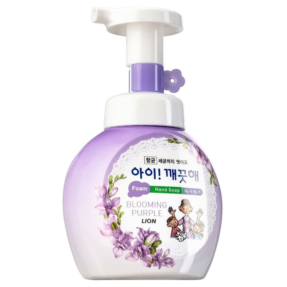 Lion Soap Ai-Kekute Foam Hand Soap Blooming Purple Жидкое пенное мыло для рук с ароматом фиалки