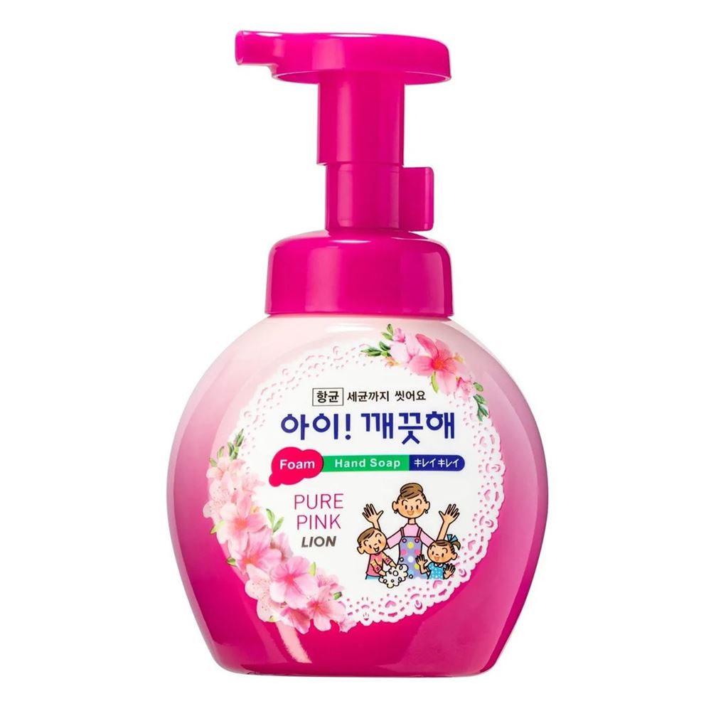 Lion Soap Ai-Kekute Foam Hand Soap Pure Pink Жидкое пенное мыло для рук (цветочный букет)