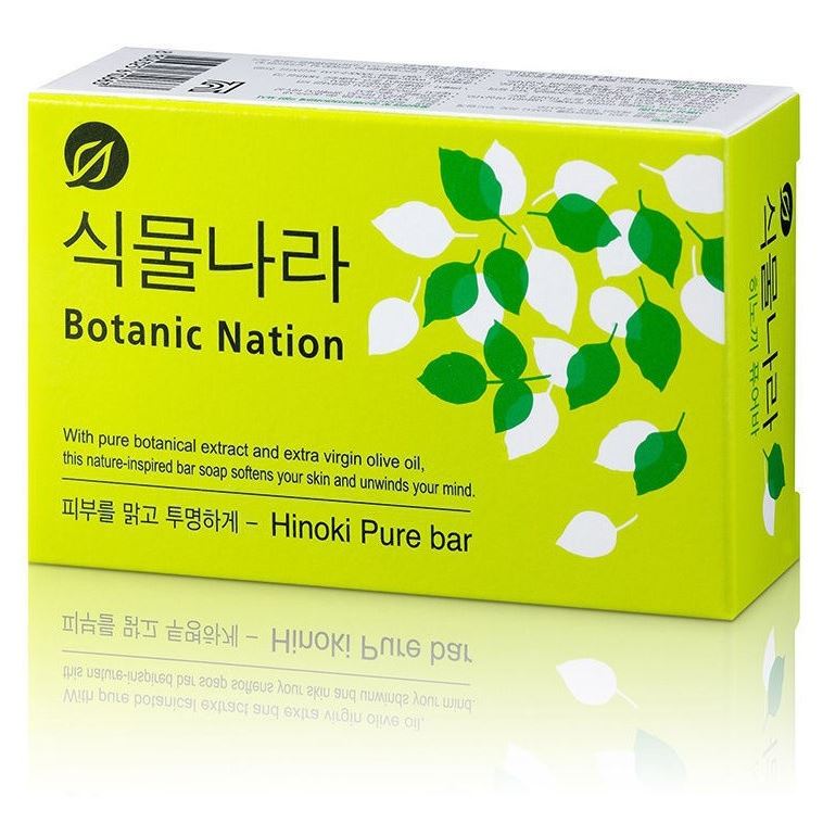 Lion Soap Botanic Nation Hinoki Pure Bar Туалетное мыло с экстрактом японского кипариса