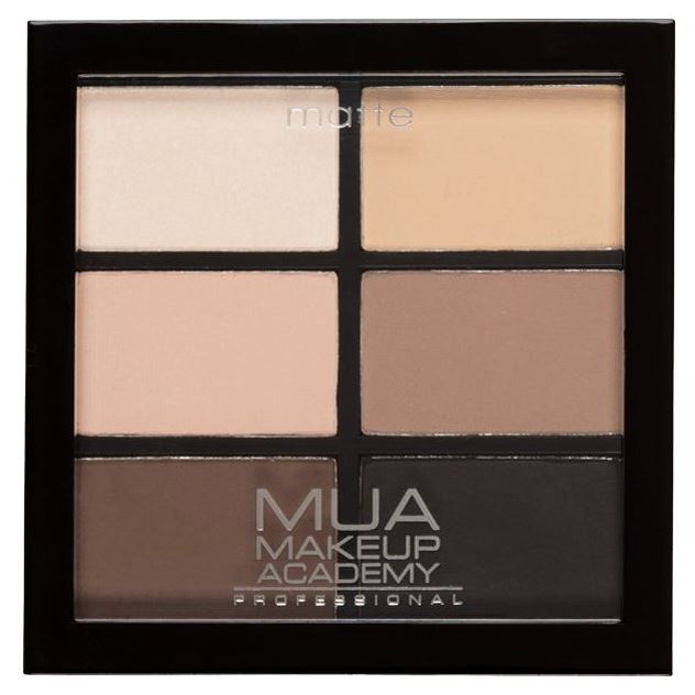 MUA Makeup Academy Make Up 6 Pan Palettes Палетка теней для век 