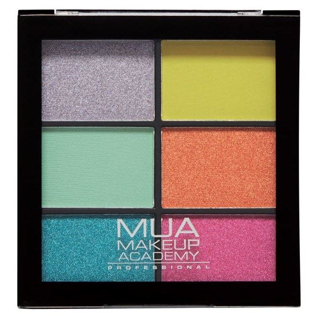 MUA Makeup Academy Make Up 6 Shade Eyeshadow Palette Палетка теней для век
