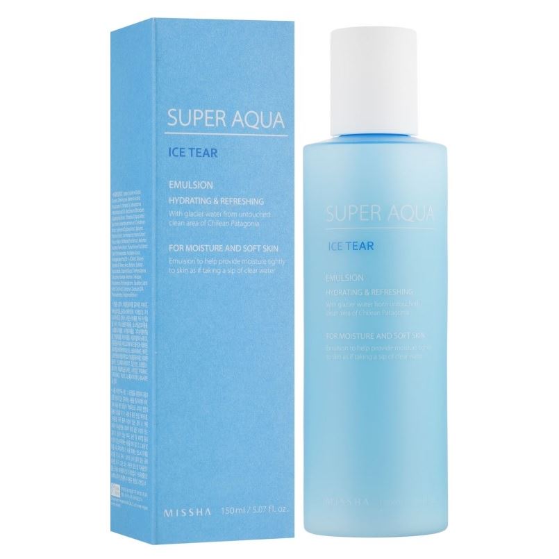 Missha Face Care Super Aqua Ice Tear Emulsion  Эмульсия для лица освежающая 