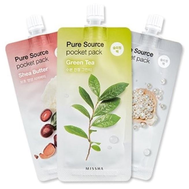Missha Face Care Pure Source Pocket Pack  Маска для лица ночная