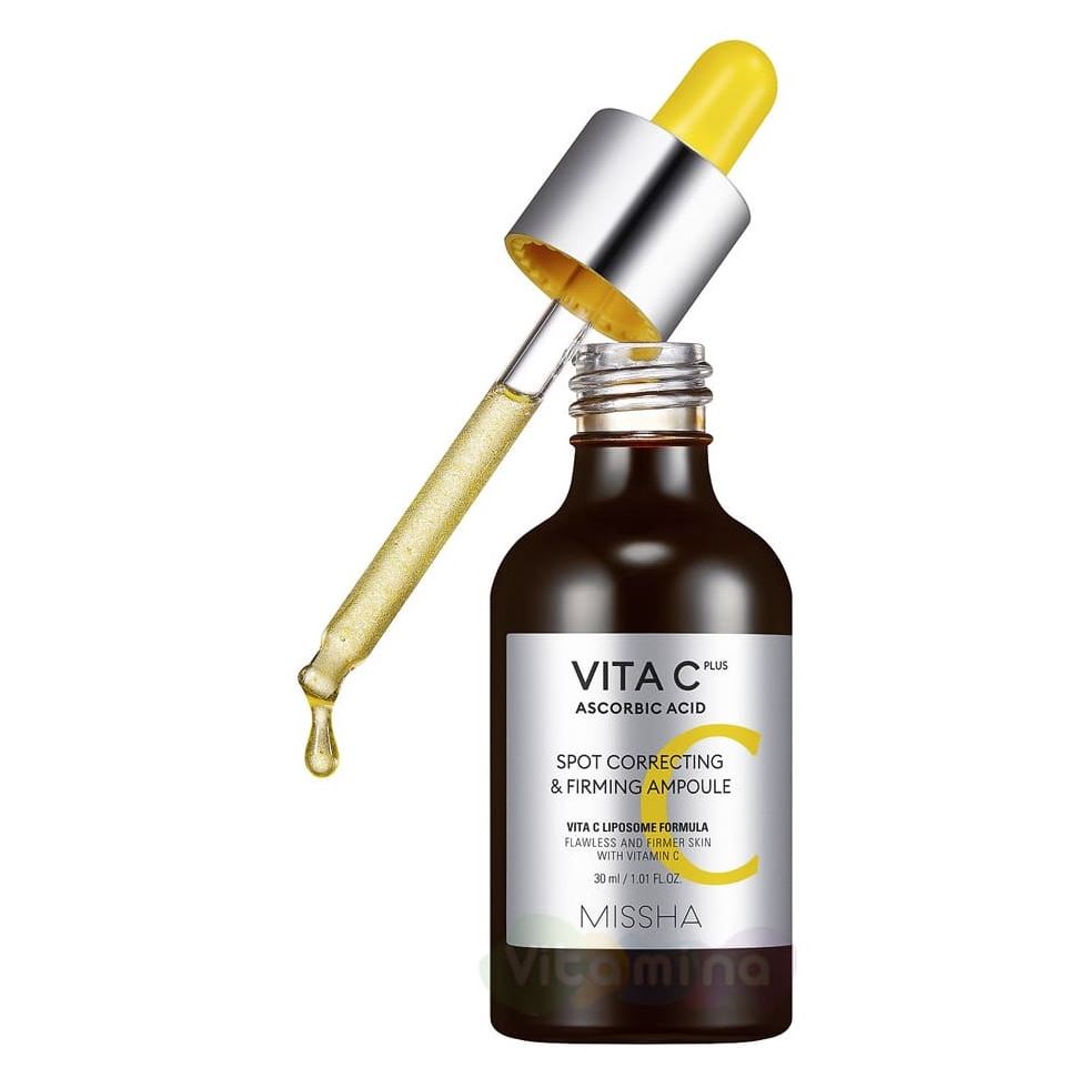 Missha Face Care Vita C Plus Spot Correcting & Firming Ampoule Сыворотка-ампула для лица с витамином С антивозрастная 