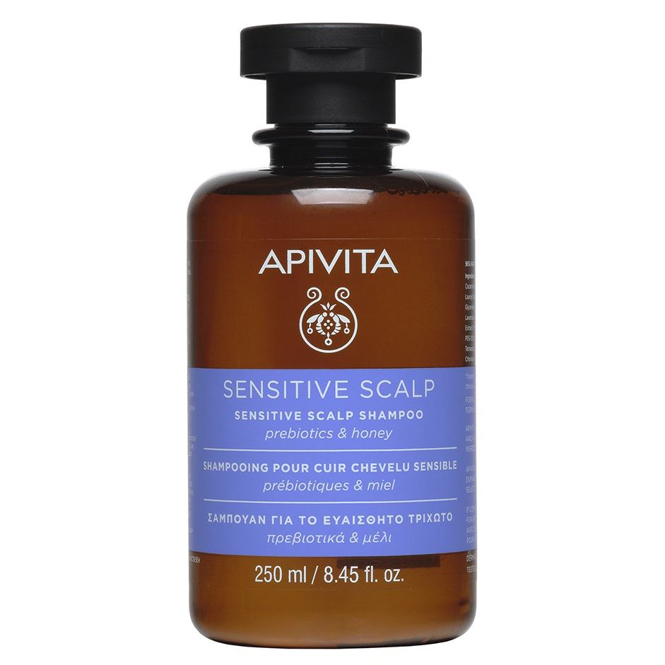 Apivita Hair Care Sensitive Scalp Shampoo Prebiotics & Honey  Шампунь для чувствительной кожи головы с пребиотиками и медом