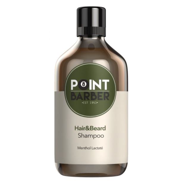 Farmagan Men  Point Barber Heair & Beard Shampoo Освежающий шампунь для волос и бороды